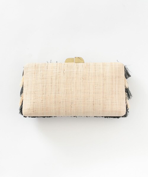 KBF（ケイビーエフ）の「LARONE　クラッチBAG∴（クラッチバッグ・レディース・BLACK/WHITE・one）」の5枚目の写真