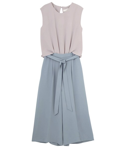 LAGUNAMOON（ラグナムーン）の「バックタック2wayコンビネゾン（つなぎ/オールインワン・レディース・ブラック/ブルー/ベージュ・M/S）」の6枚目の写真