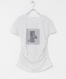 KBF | ドレーププリントTEE(Tシャツ/カットソー)