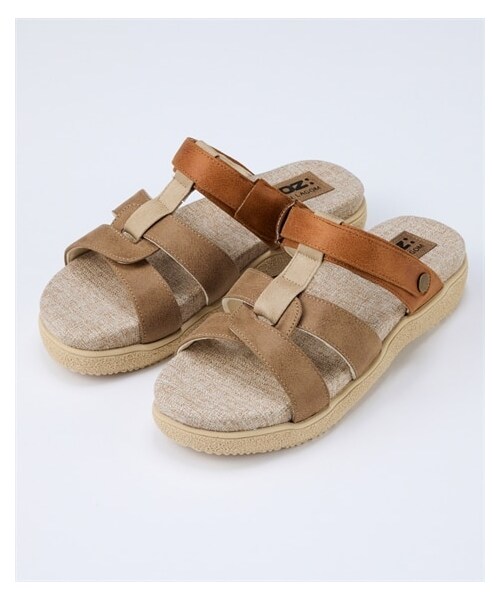 nissen（ニッセン）の「【ゆったり幅広】moz（モズ）2WAYデザインサンダル（ワイズ４Ｅ）（サンダル・メンズ・ネイビー/オーク/アプリコット・M=23.0~23.5cm/4E/L=24.0~24.5cm/4E/LL=25.0~25.5cm/4E/3L=26.0~26.5cm/4E）」の10枚目の写真