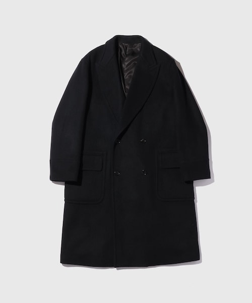 ADAM ET ROPE'(アダムエロペ)の「JACKAL 140s POLO COAT(その他アウター・メンズ・ブラック/キャメル・L/M/S)」の5枚目の写真