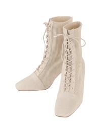 MERCURYDUO | レースアップニットブーツ(ブーツ)