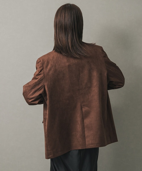 SENSE OF PLACE by URBAN RESEARCH（センスオブプレイスバイアーバンリサーチ）の「FSルーズジャケット（テーラードジャケット・レディース・BLACK/CAMEL/BROWN・one）」の15枚目の写真
