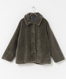 URBAN RESEARCH DOORS | コクーンシルエットボアコート(その他アウター)