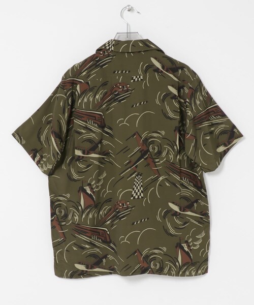 URBAN RESEARCH(アーバンリサーチ)の「NEXUSVII. TRANSPORTATION(シャツ/ブラウス・メンズ・BLACK/OLIVE・46/48)」の13枚目の写真