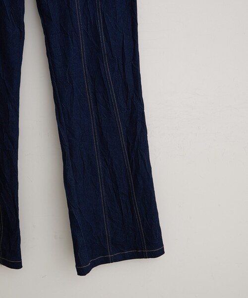 VIS（ビス）の「【ANOTHERA】デニムフレアパンツ【セットアップ対応】（デニムパンツ・レディース・ブラック/ネイビー・M/S）」の15枚目の写真
