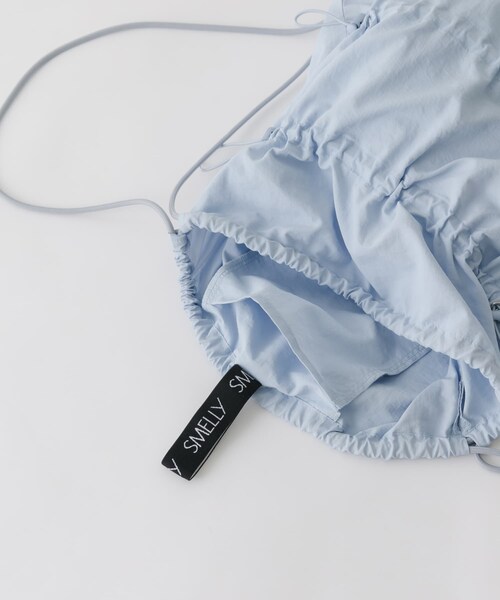 SMELLY（スメリー）の「ドロストギャザーナップサック（バックパック/リュック・レディース・L.BLU/BLK・-）」の15枚目の写真