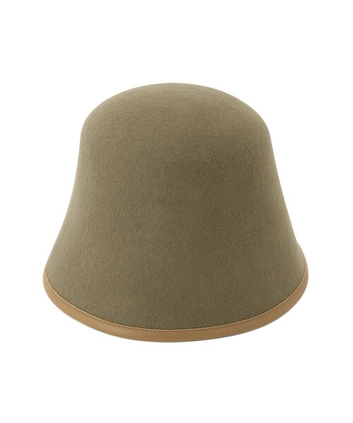 ROPE' PICNIC(ロペピクニック)の「フェルトダウンハット(ハット・レディース・ベージュ/ブラック・F)」の7枚目の写真
