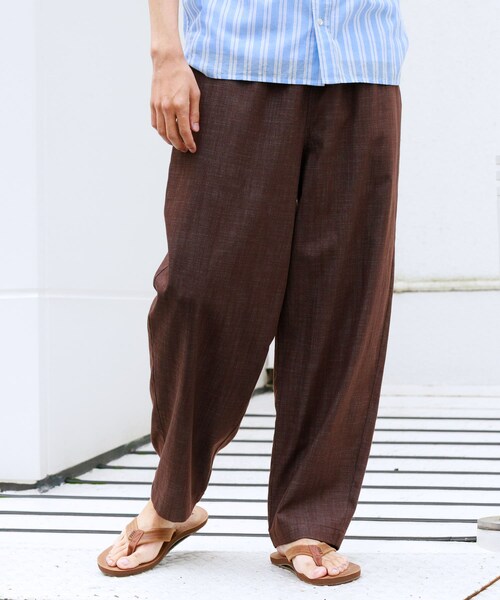 URBAN RESEARCH Sonny Label（アーバンリサーチサニーレーベル）の「デニムライクイージーワイドパンツ（デニムパンツ・メンズ・ブルー/ブラック/ブラウン・S/M/L）」の19枚目の写真