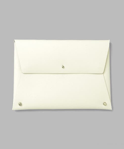 URBAN RESEARCH DOORS（アーバンリサーチドアーズ）の「PVC クラッチバック（クラッチバッグ・レディース・IVORY/BLUE/PINK・one）」の4枚目の写真