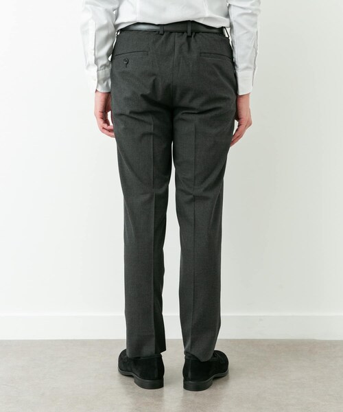 URBAN RESEARCH DOORS（アーバンリサーチドアーズ）の「LIFE STYLE TAILOR　ウールライクコンフォータブルスマートパンツ（スラックス・メンズ・NAVY/GRAY・S/M/L/XL）」の4枚目の写真