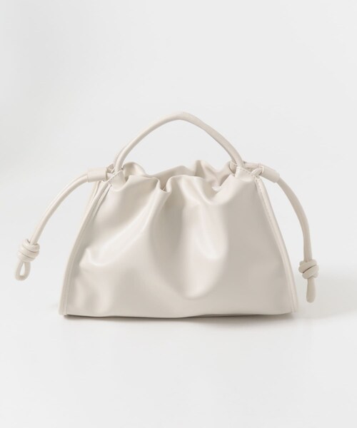 URBAN RESEARCH DOORS（アーバンリサーチドアーズ）の「ドロストトートバッグ（トートバッグ・レディース・OFF WHITE/BLACK・One）」の4枚目の写真