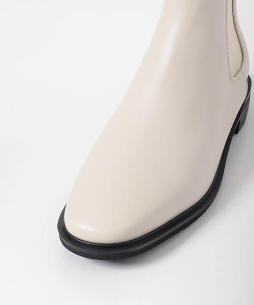 URBAN RESEARCH ROSSO（アーバンリサーチロッソ）の「KOMOREBI MUSEUM　ブーツ（ブーツ・レディース・BLACK/CREAM・24/25）」の5枚目の写真