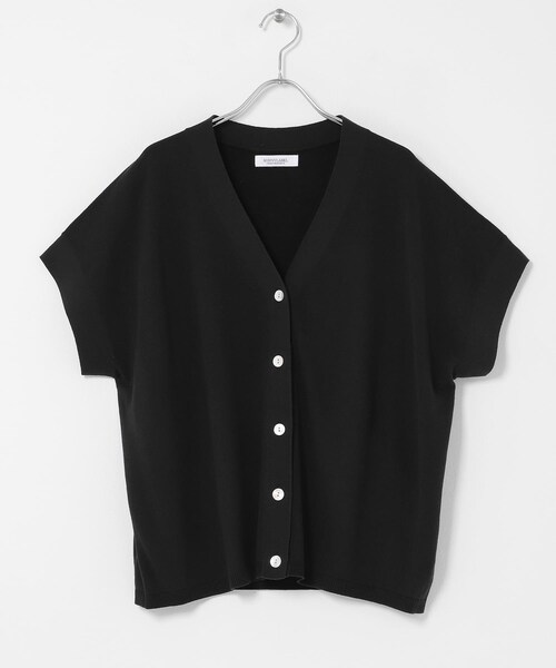 URBAN RESEARCH Sonny Label（アーバンリサーチサニーレーベル）の「クールミストフレンチニットカーディガン（カーディガン/ボレロ・レディース・ブラック/L.グレー/モカグレー・Free）」の11枚目の写真