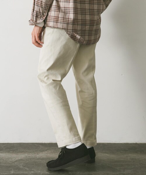 URBAN RESEARCH DOORS（アーバンリサーチドアーズ）の「テーパードチノトラウザー（チノパンツ・メンズ・BEIGE/ECRU/KHAKI/NAVY・S/M/L）」の10枚目の写真
