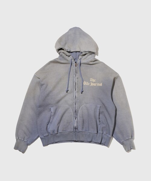 ADAM ET ROPE'(アダムエロペ)の「【BOWWOW/バウワウ】THE DITC JOURNAL ZIP HOODIE AGED(パーカー・メンズ・ネイビー系・L/M)」の2枚目の写真