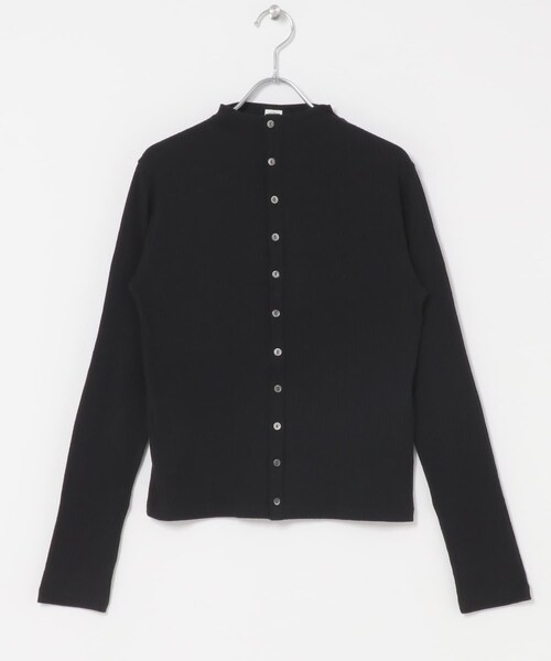 URBAN RESEARCH DOORS(アーバンリサーチドアーズ)の「ORCIVAL MOCK NECK CARDIGAN(カーディガン/ボレロ・レディース・TOPOATMEAL/BLACK・2)」の10枚目の写真