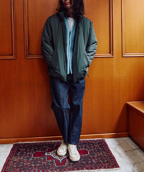 ADAM ET ROPE'（アダムエロペ）の「【GOLDWIN/ゴールドウィン】WINDSTOPPER BY GORE-TEX LABS Puffy Jacket（ダウンジャケット/コート・メンズ・ブラック/ダークブラウン/グリーン・1/2/3/4）」の21枚目の写真