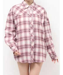 GYDA | bijouチェックシャツ(シャツ/ブラウス)