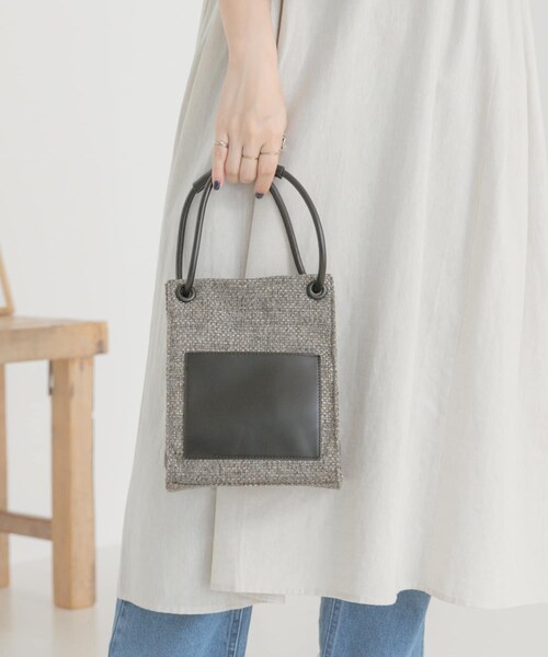 ITEMS URBANRESEARCH（アイテムズ アーバンリサーチ）の「ザツザイ2WAYミニトート（トートバッグ・レディース・OFF/CHA/BEG・-）」の2枚目の写真