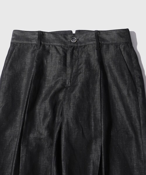 ADAM ET ROPE'（アダムエロペ）の「【Pelemele/ペールメール】HIBACK TROUSERS CHAMBRAY（その他パンツ・メンズ・ブラック・L/M）」の4枚目の写真