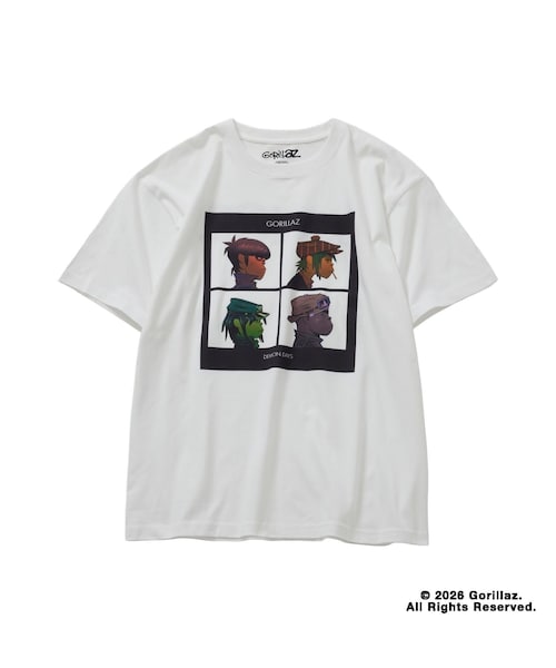 bonjour records(ボンジュールレコーズ)の「Gorillaz/ゴリラズ for bonjour records Official T-shirt(Tシャツ/カットソー・レディース・ブラック/ブラック系/ホワイト/ホワイト系・L/M/XL)」の10枚目の写真