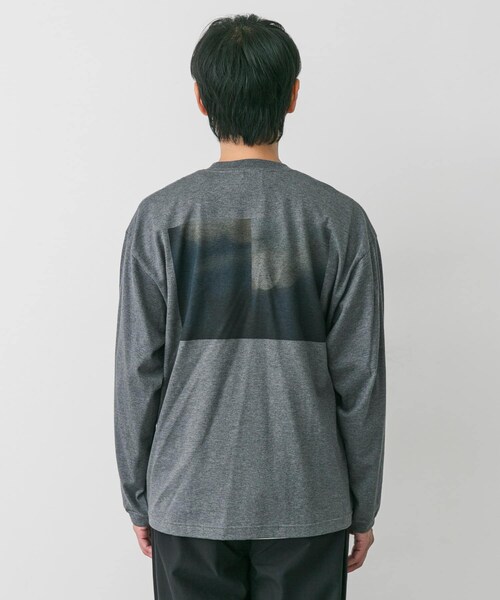 URBAN RESEARCH DOORS(アーバンリサーチドアーズ)の「STILL BY HAND Printed long sleeve(Tシャツ/カットソー・メンズ・WHITE/CHARCOAL・46/48)」の7枚目の写真