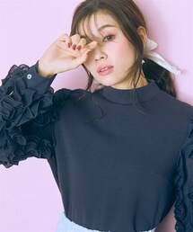 marun | ＜大きいサイズ＞袖ボリュームカットソー　marun(Tシャツ/カットソー)