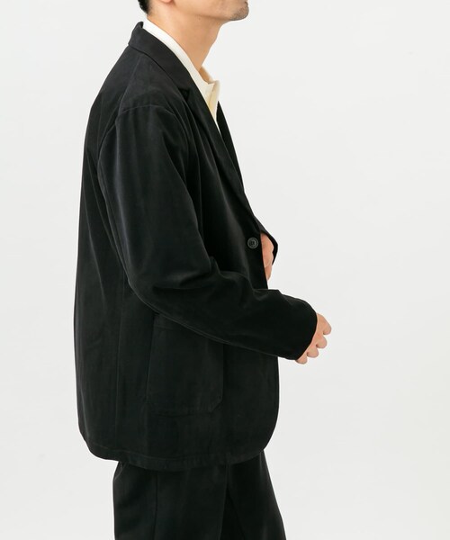 URBAN RESEARCH ROSSO（アーバンリサーチロッソ）の「『XLサイズあり』起毛カットツイルセットアップ（セットアップ・メンズ・BLACK/NAVY/BRN KHAKI・S/M/L/XL）」の21枚目の写真