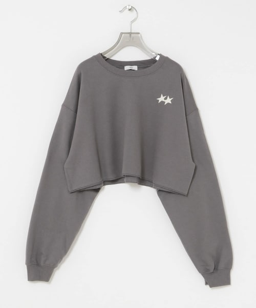 URBAN RESEARCH（アーバンリサーチ）の「Teya　TEYA SHORT SWEAT（スウェット・レディース・GRAY/PINK/CHARCOAL・Free）」の11枚目の写真
