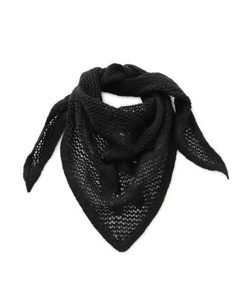 ADAM ET ROPE'(アダムエロペ)の「メッシュニットスカーフ(バンダナ/スカーフ・レディース・ブラック/ホワイト・F)」の20枚目の写真