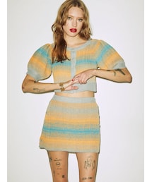 jouetie | グラデーションニットカーデ【セットアップ対応】(カーディガン/ボレロ)