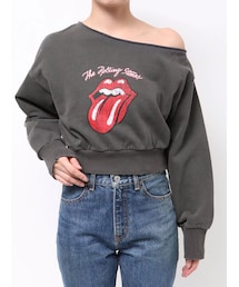 EVRIS | 【ザ・ローリング・ストーンズ】ワンショルスウェット(スウェット)