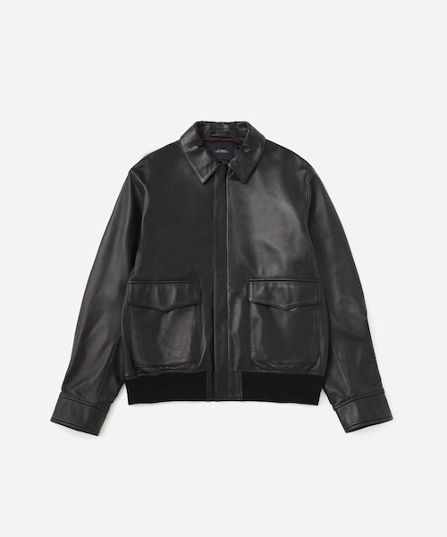 Saturdays NYC(サタデーズ ニューヨークシティ )の「Tunstall Vintage Leather Jacket(ブルゾン・レディース・ブラック/ダークブラウン・L/M/S/XL/XS)」の3枚目の写真