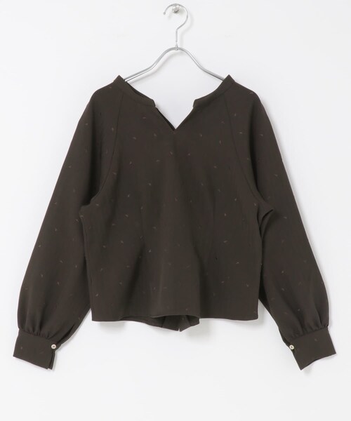 URBAN RESEARCH ROSSO（アーバンリサーチロッソ）の「F by ROSSO　ハート刺繍2WAYブラウス（シャツ/ブラウス・レディース・GRAY/BROWN・Free）」の16枚目の写真