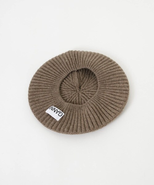 URBAN RESEARCH（アーバンリサーチ）の「GANNI　Structured Rib Beret（ハンチング/ベレー帽・レディース・TigersEye・-）」の5枚目の写真