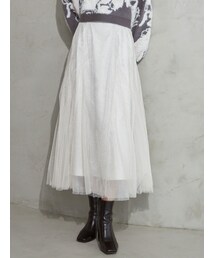 MERCURYDUO | チュールフレアスカート(スカート)