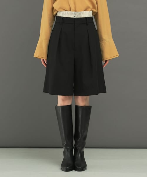 URBAN RESEARCH ROSSO（アーバンリサーチロッソ）の「レイヤードハーフパンツ（その他パンツ・レディース・BLACK/MOCHA・36/38）」の11枚目の写真