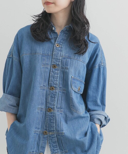 URBAN RESEARCH DOORS(アーバンリサーチドアーズ)の「『別注』Lee×DOORS COWBOY SHIRTS(シャツ/ブラウス・レディース・BLUE/NAVY・One)」の18枚目の写真