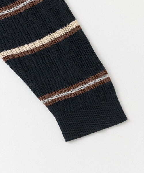 URBAN RESEARCH Sonny Label（アーバンリサーチサニーレーベル）の「マルチボーダーニットカーディガン（カーディガン/ボレロ・メンズ・ネイビー/オフ/イエロー・M/L）」の13枚目の写真