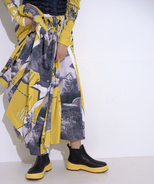 THE GOODLAND MARKET（ザグッドランドマーケット）の「old honey　61℃skirt（スカート・レディース・white/yellow・one）」の19枚目の写真