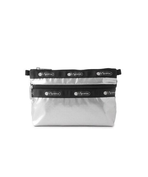 ADAM ET ROPE'（アダムエロペ）の「【LeSportsac for ADAM ET ROPE'】COSMETIC CLUTCH (SHINE/SOLID)（ポーチ・レディース・シルバー・F）」の8枚目の写真
