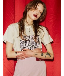 jouetie | Hippieゼブラロゴ Tシャツ(Tシャツ/カットソー)