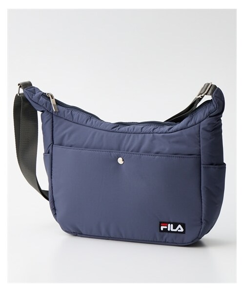 nissen（ニッセン）の「FILA　ロゴ入ボンディングショルダーバッグ（ショルダーバッグ・メンズ・ブラック/グレー/ブルー/オーク・Y）」の4枚目の写真