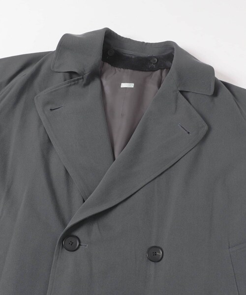 URBAN RESEARCH(アーバンリサーチ)の「A PRESSE Maxi Length Washed Silk Trench Coat(ステンカラーコート・メンズ・CHARCOAL/GRAY・2/3)」の20枚目の写真
