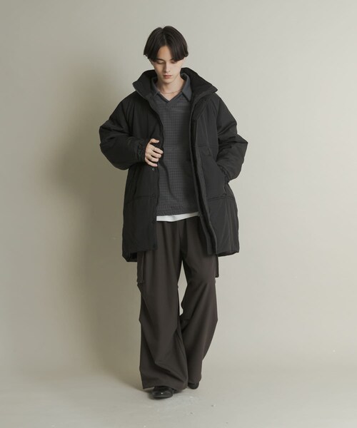 SENSE OF PLACE by URBAN RESEARCH(センスオブプレイスバイアーバンリサーチ)の「『URTECH』『ユニセックス』パデッドモンスターコート(その他アウター・メンズ・BLACK/GREIGE/BLUE・M/L)」の20枚目の写真