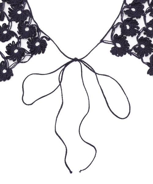ADAM ET ROPE'（アダムエロペ）の「【J'aDoRe・店舗限定】【SERA STUDIO】large flowers belt(4lines)（ベルト・レディース・ベージュ/ネイビー系・F）」の7枚目の写真