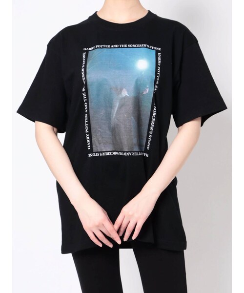 merry jenny（メリージェニー）の「ダンブルドアTee（Tシャツ/カットソー・レディース・オフホワイト/ブラック・F）」の10枚目の写真