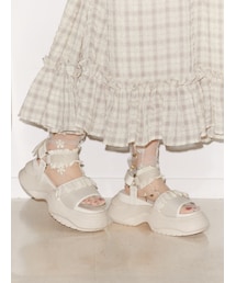 merry jenny | フリルメッシュスニーカーサンダル(その他シューズ)