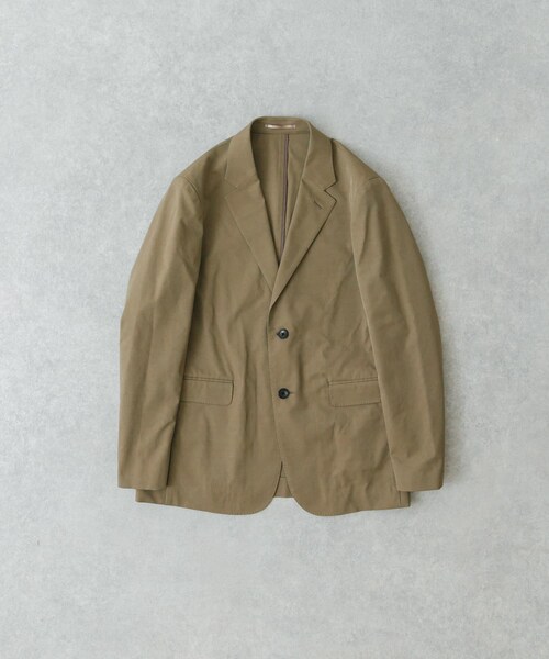 URBAN RESEARCH（アーバンリサーチ）の「『セットアップ対応』『マシンウォッシャブル』CLEAN DYE TWILL JACKET（テーラードジャケット・メンズ・GREEN/BEIGE/NAVY・M/L）」の7枚目の写真